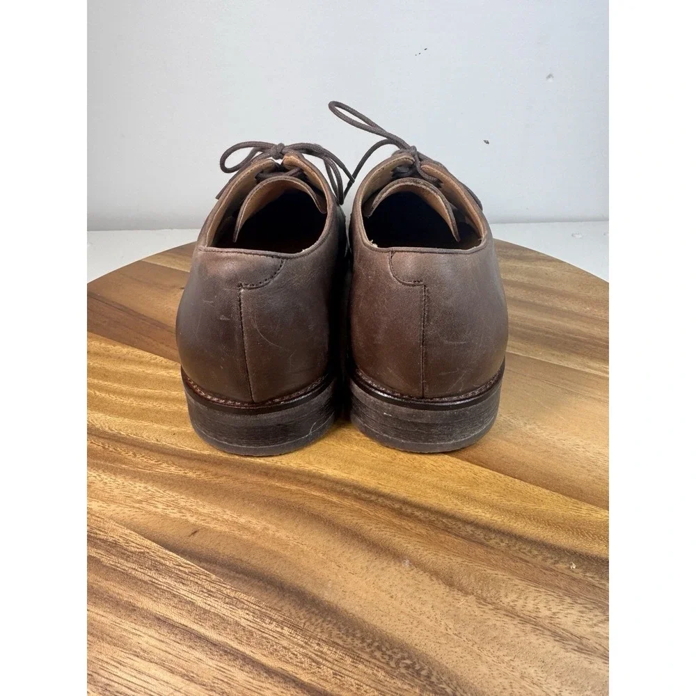 Polo Ralph Lauren Mollington Brown Leather Lace Up Shoes‎ Mens Size 11.5